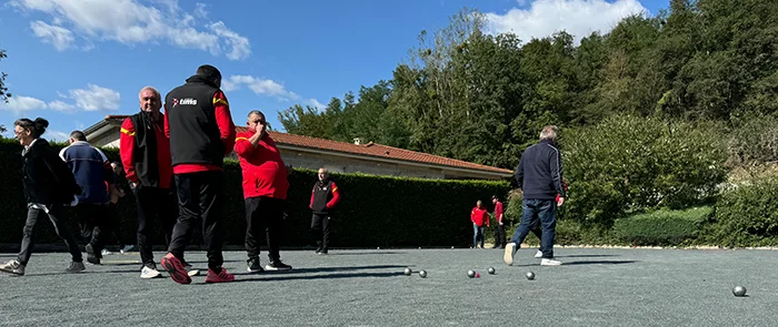 Concours mêlée/démêlée au café de l'Espérance Le Breuil Charnay Pétanque