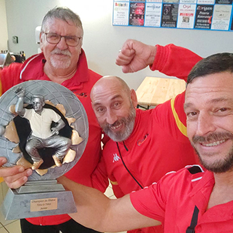 Entraineurs Charnay Pétanque Championnat du Rhône junior de pétanque